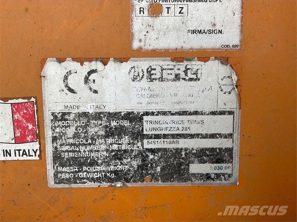 Berti Dual 285 Pasture mowers and toppers