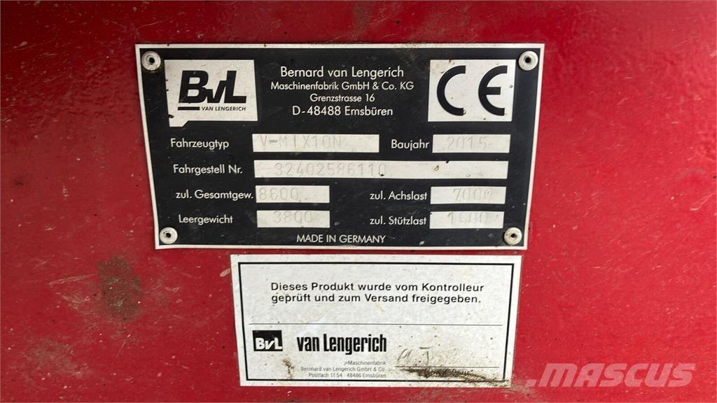 BvL V-MIX 10N Farm machinery