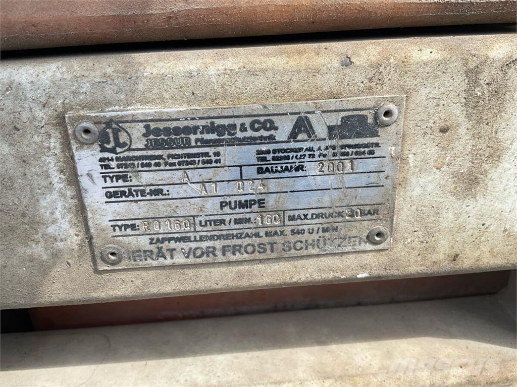  Jessernigg A1 Trailed sprayers