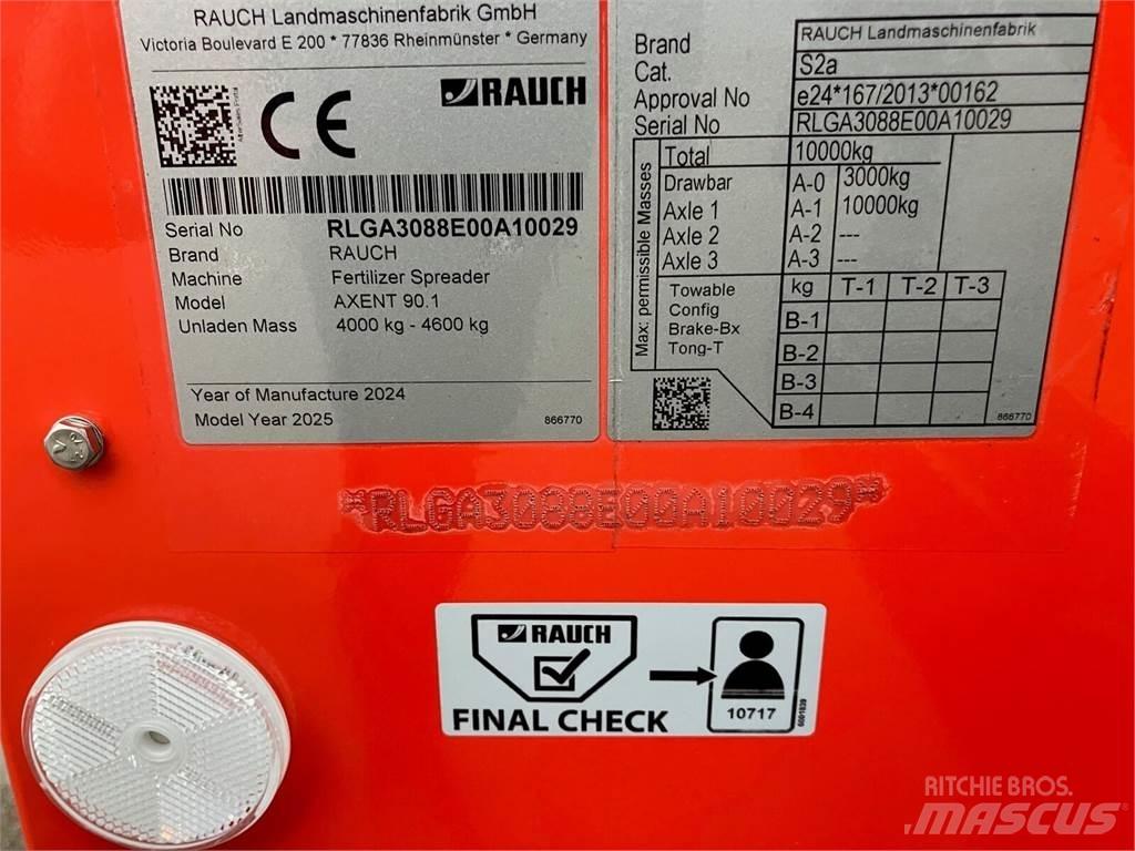 Rauch AXENT 90 Other fertilizing machines and accessories