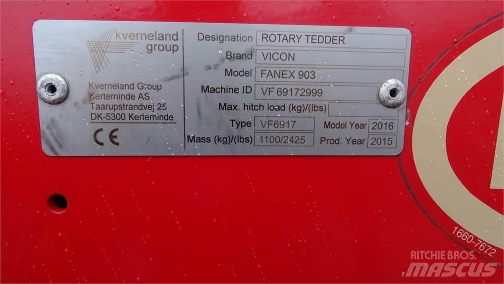Vicon Fanex 903 Rakes and tedders