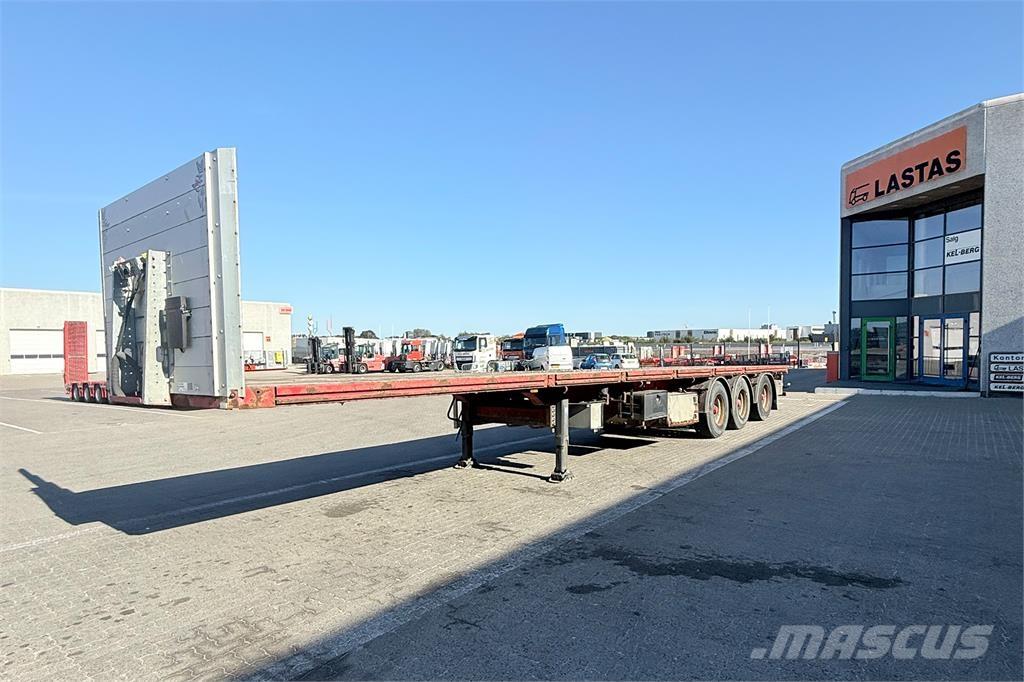 HRD 13.6 m Flatbed/Dropside semi-trailers
