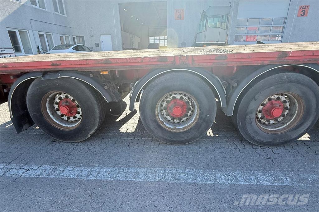 HRD 13.6 m Flatbed/Dropside semi-trailers