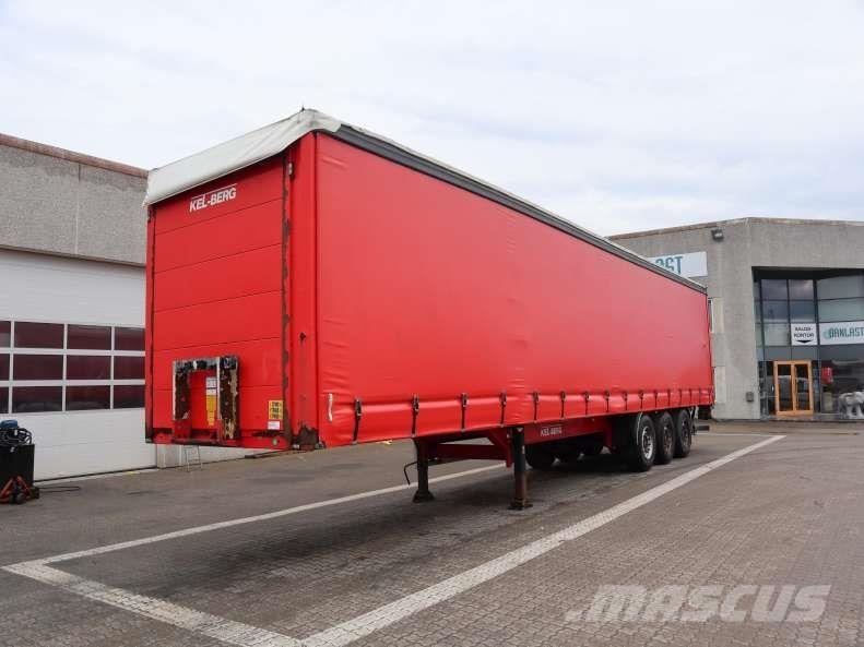 Kel-Berg 34 pl. Curtain sider semi-trailers