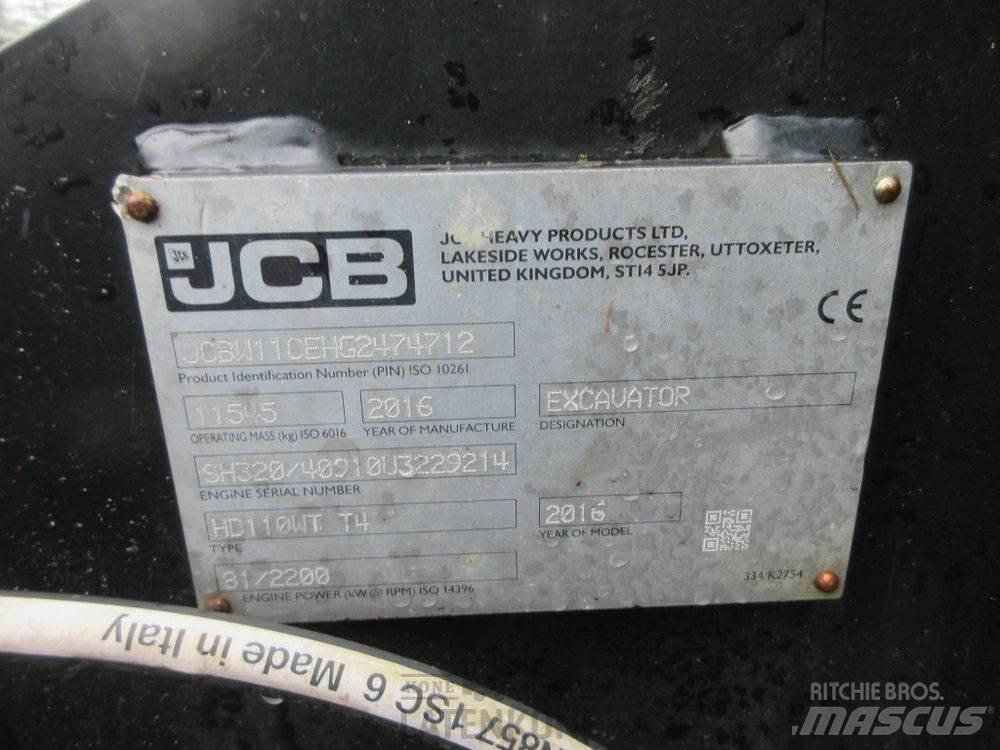 JCB Hydradig HD110W Amphibious Excavators