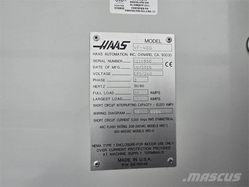 Haas VF-4SS Other