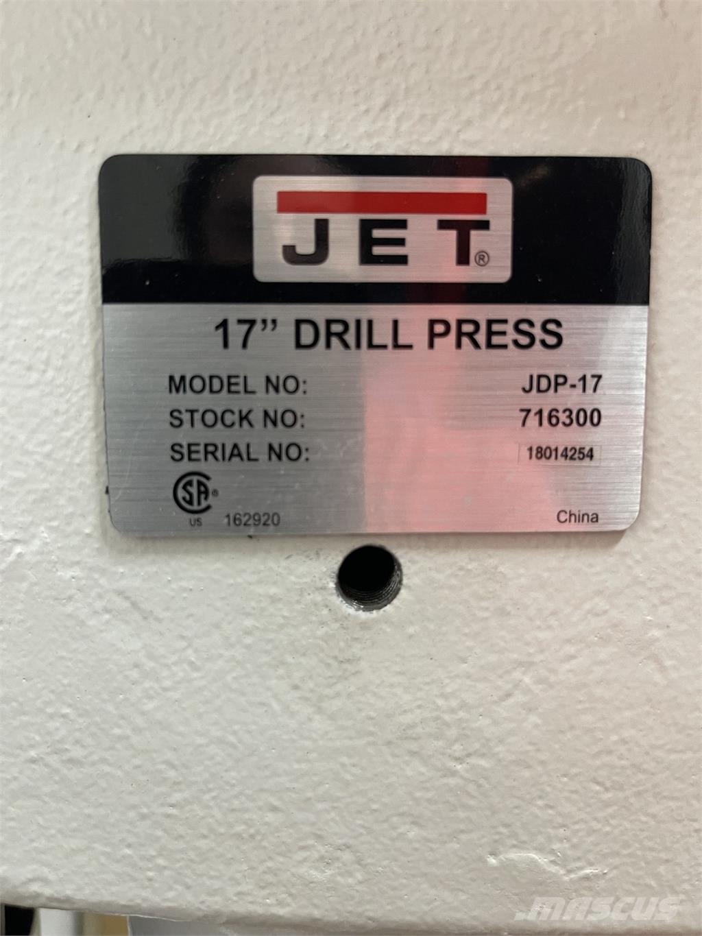 Jet JDP17 Other components