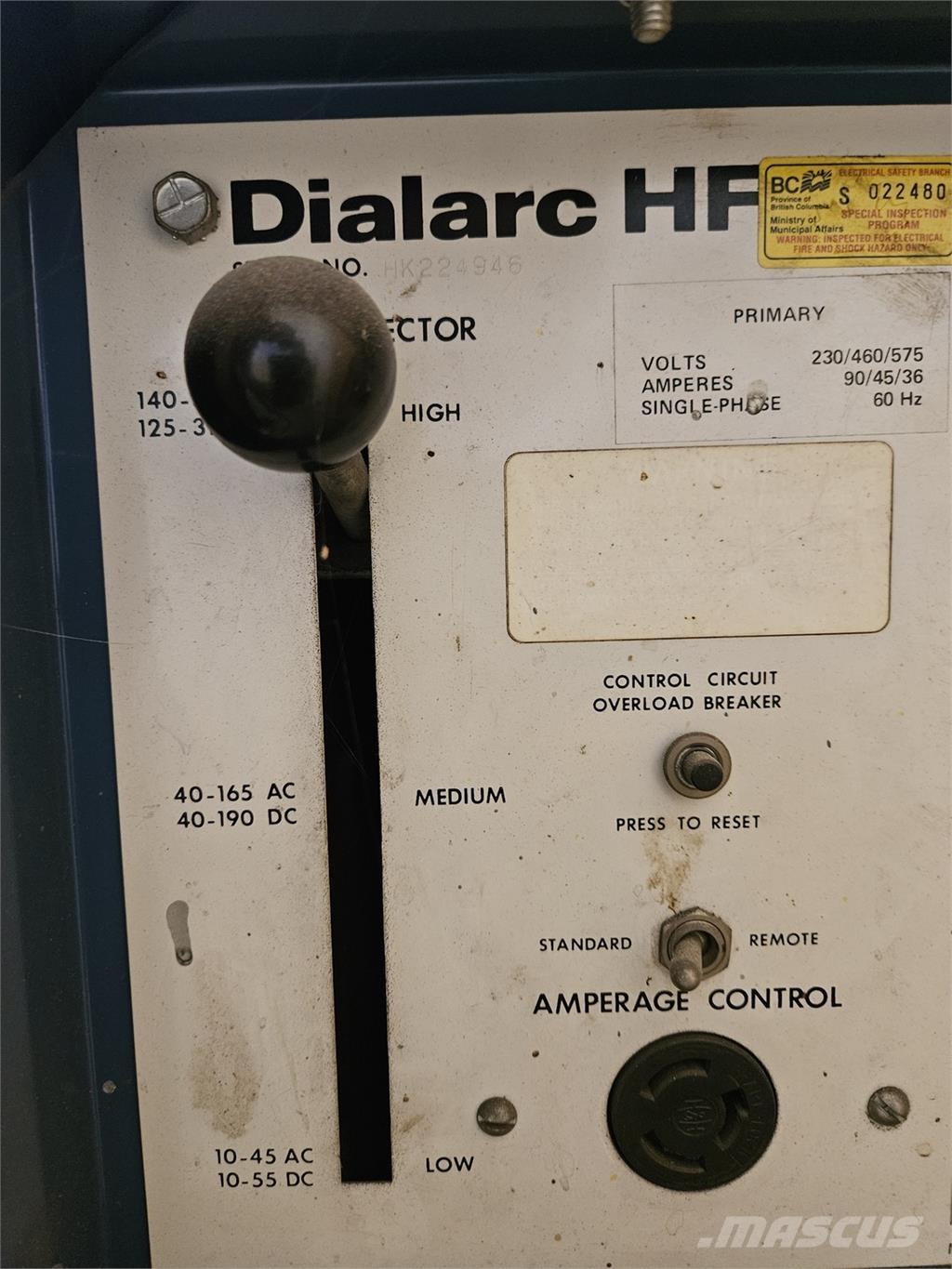 Miller HF Welding Equipment