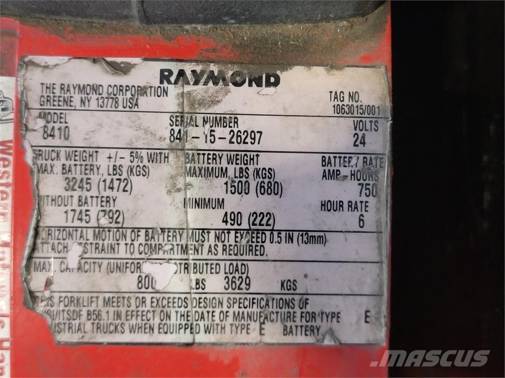 Raymond 8410 Other