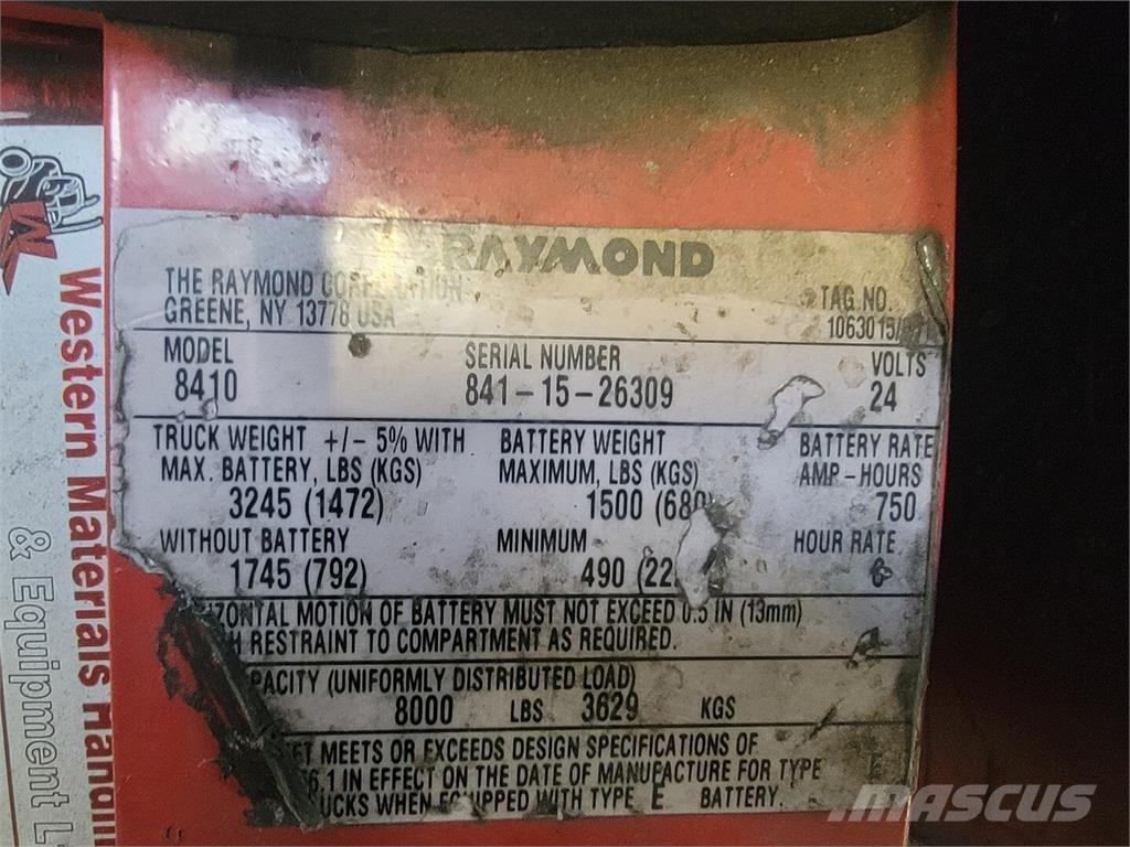 Raymond 8410 Other