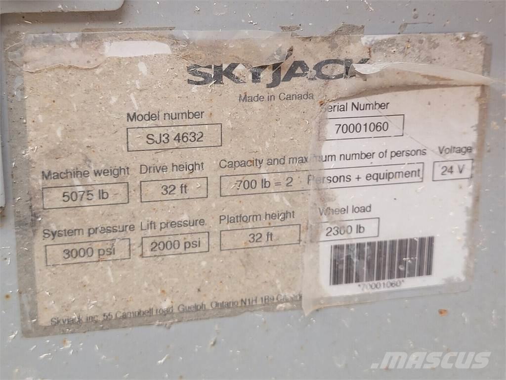 SkyJack SJ3 4632 Scissor lifts
