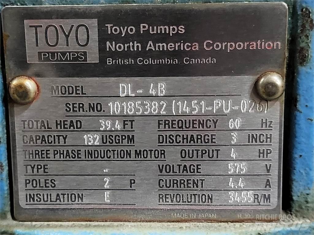 Toyo PUMPS DL-4B Waterpumps