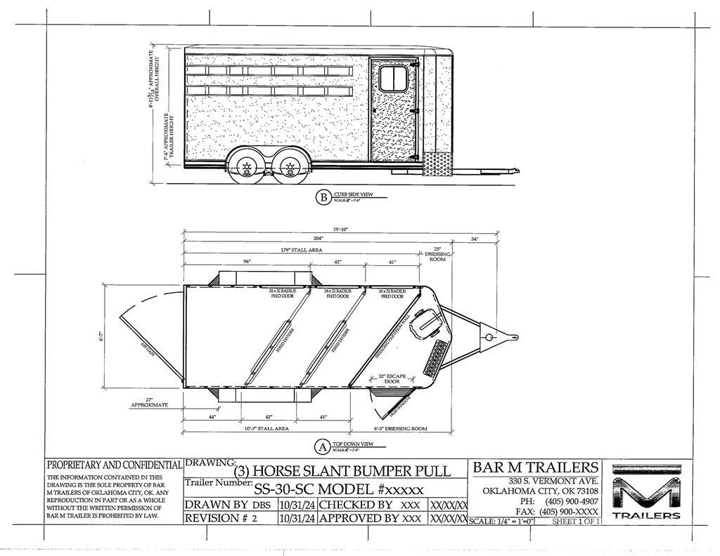 BAR-M SS-20-SC Livestock transport