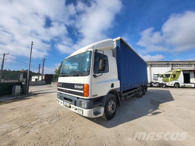 DAF 75 ATI 300 Curtain sider trucks