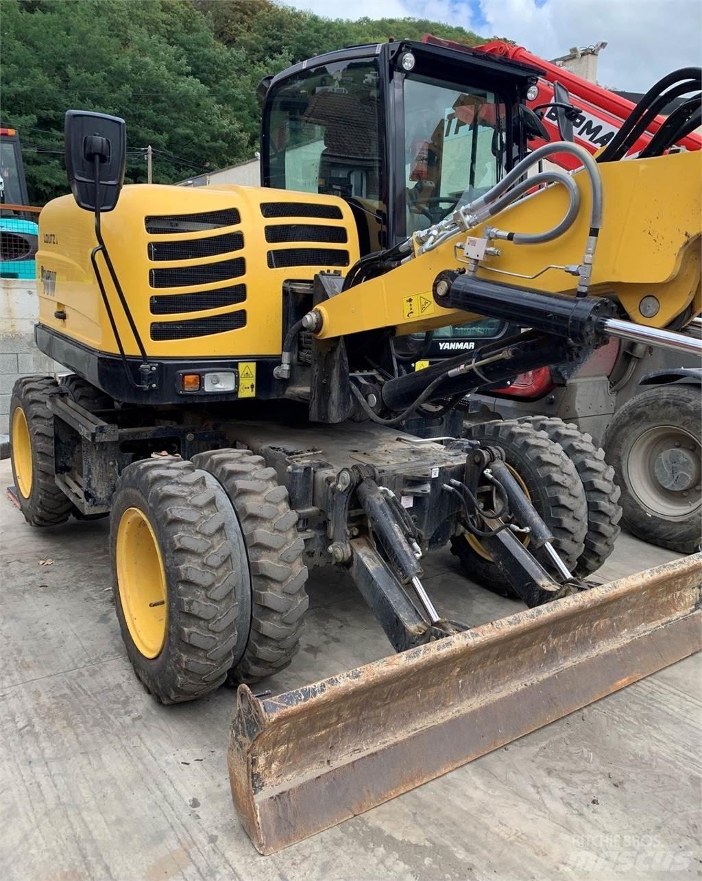 Yanmar B95W Wheeled excavators