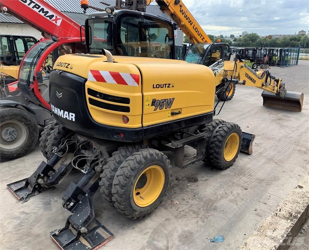 Yanmar B95W Wheeled excavators