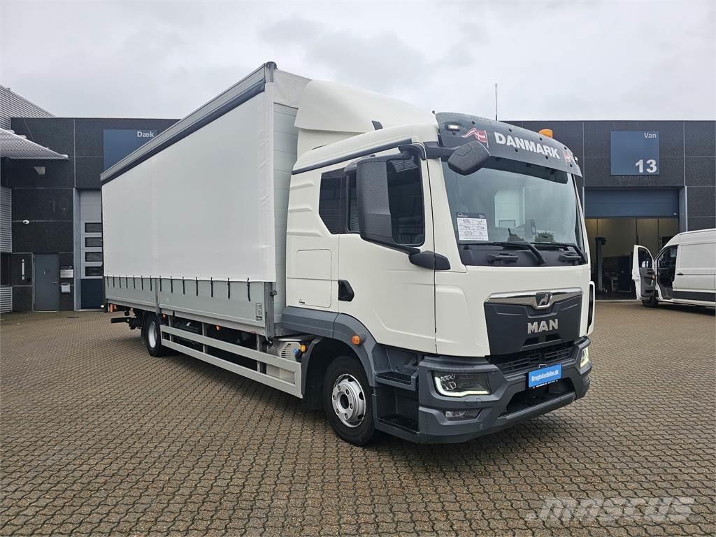 MAN TGL 12.250 Curtain sider trucks