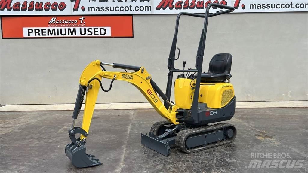Wacker Neuson 803 Mini excavators < 7t (Mini diggers)