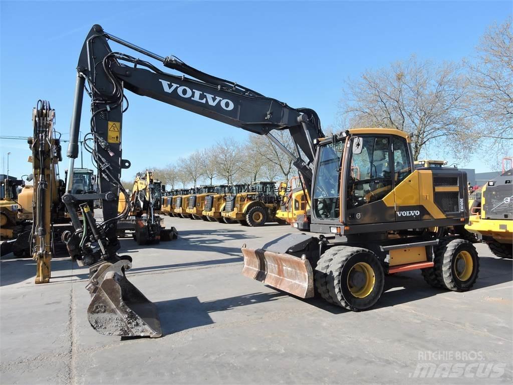 Volvo EW160E Wheeled excavators