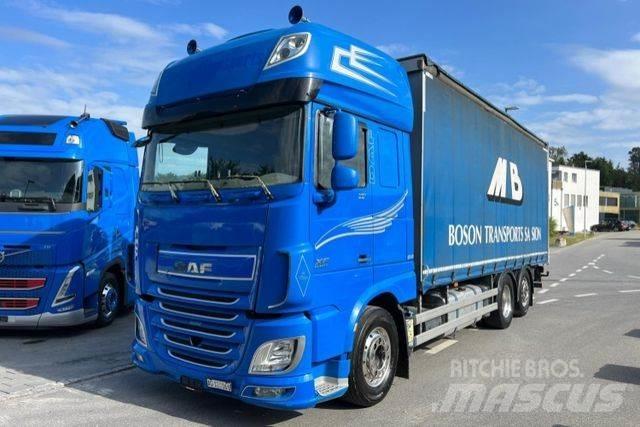 DAF XF510 6x2 Curtain sider trucks