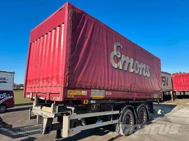 Krone 7,45 Edscha Curtain sider trucks