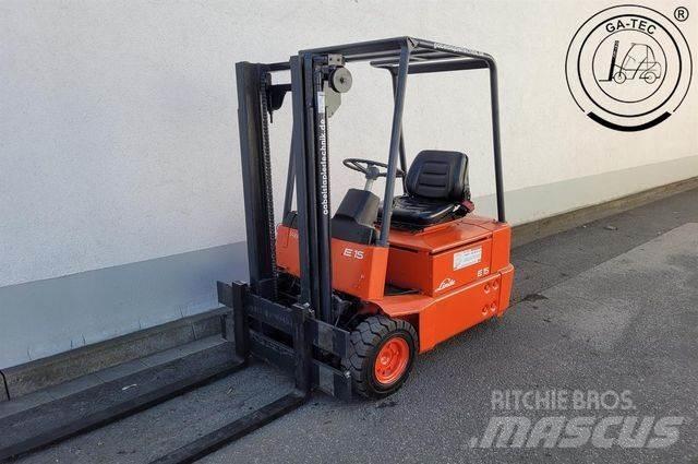 Linde E15 Electric forklift trucks