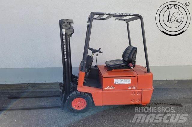 Linde E15 Electric forklift trucks