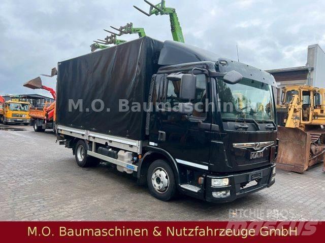 MAN TGL 7.180 Curtain sider trucks
