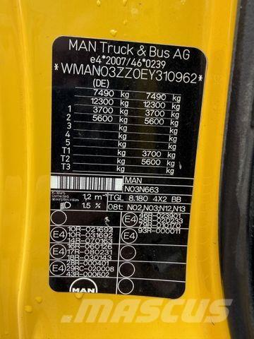 MAN TGL 8.180 BB Flatbed / Dropside trucks