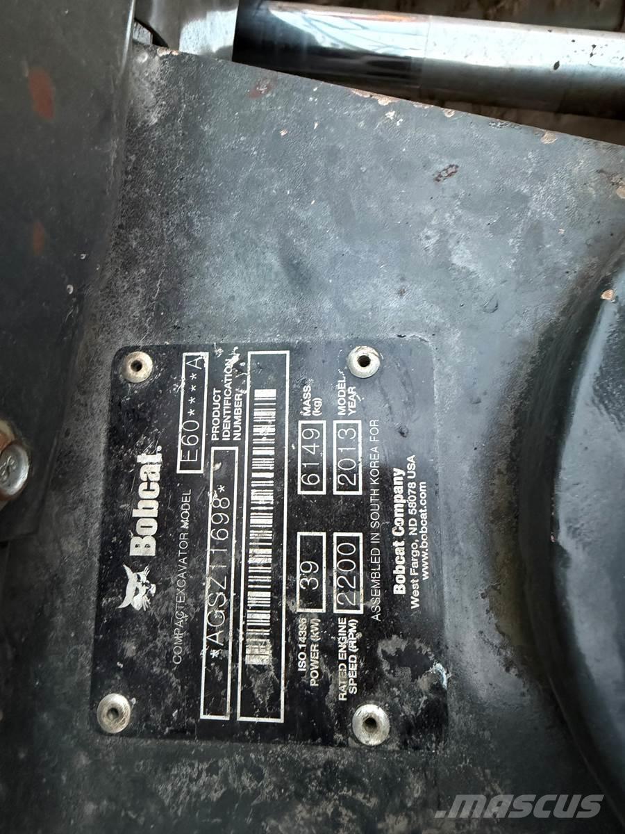 Bobcat E60 Crawler excavators