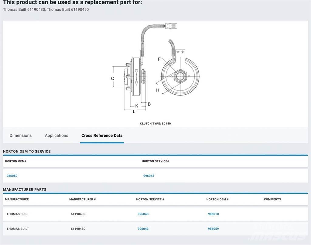 CAT 3126B Other components