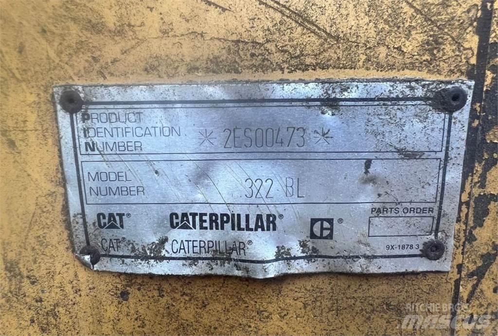 CAT 322BL Crawler excavators