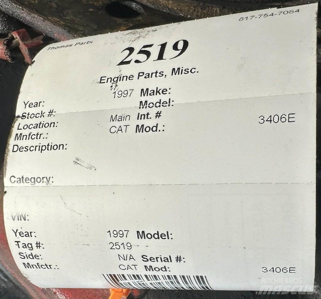 CAT 3406B Other components