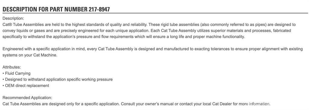 CAT C10 Other components