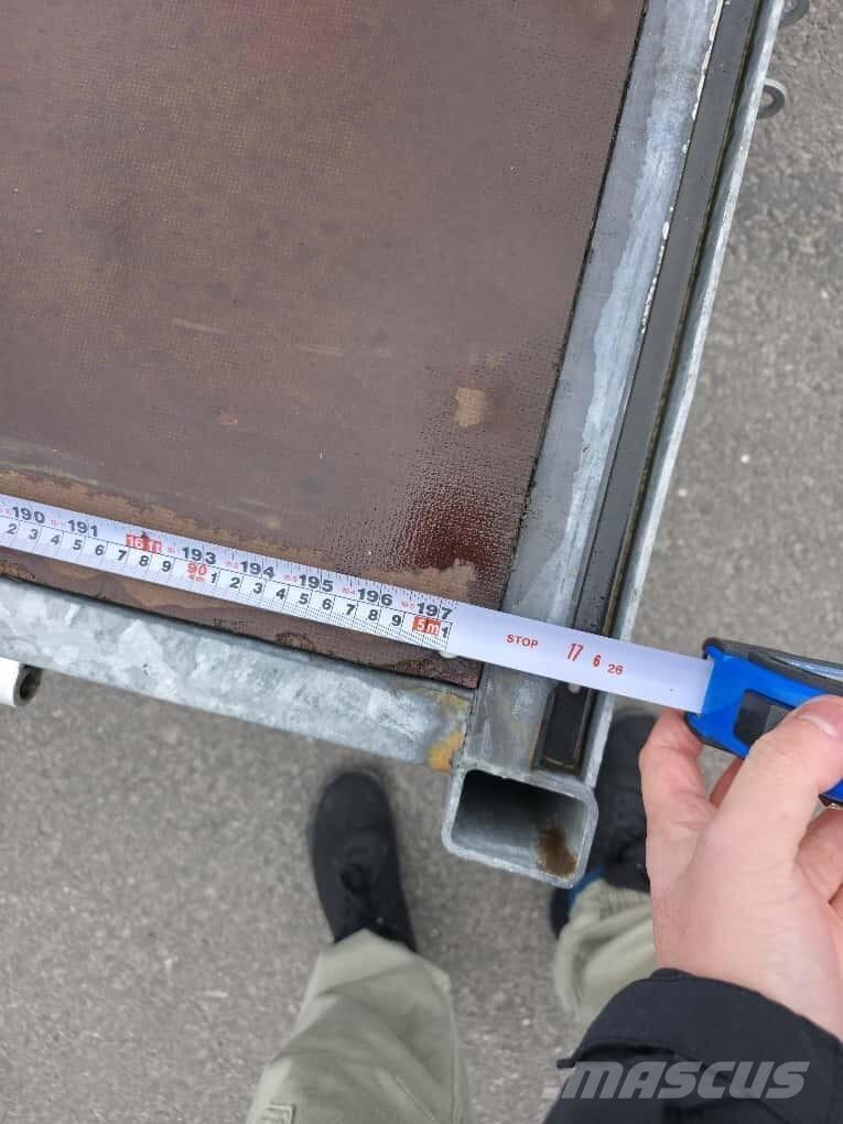 Eduard P4 3000kg Flatbed/Dropside trailers