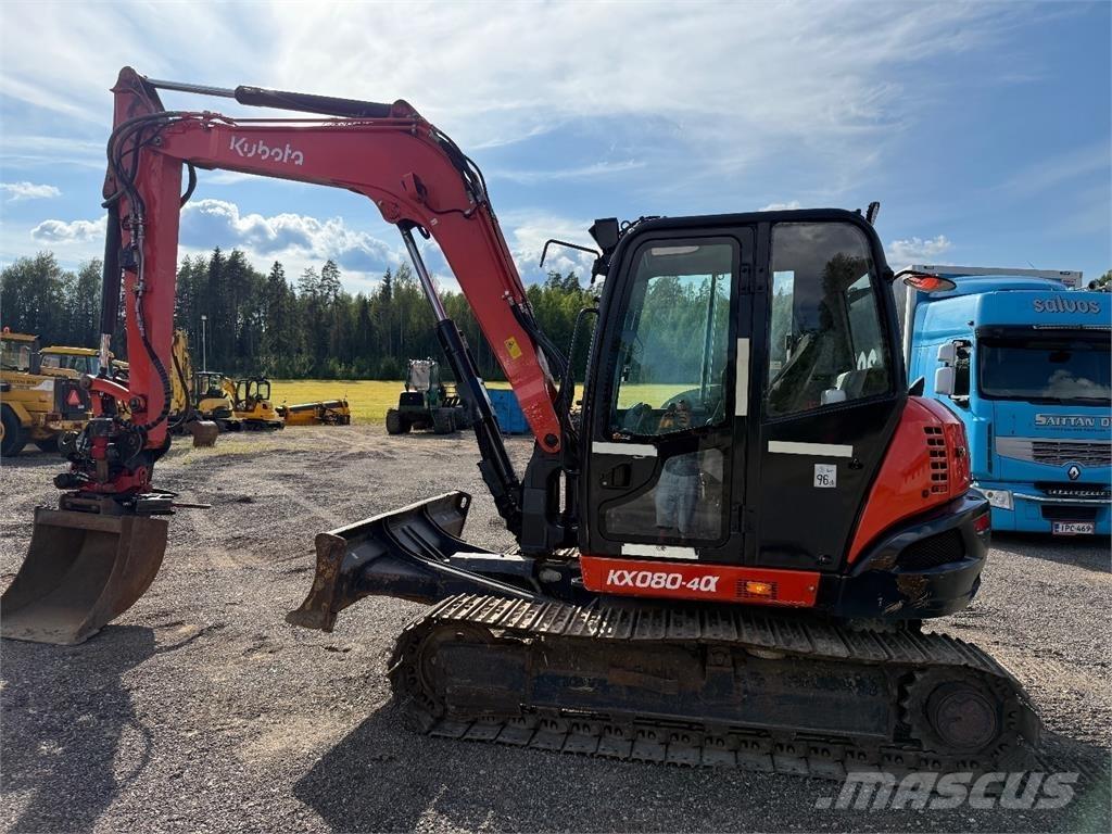 Kubota KX080-4 Mini excavators  7t - 12t