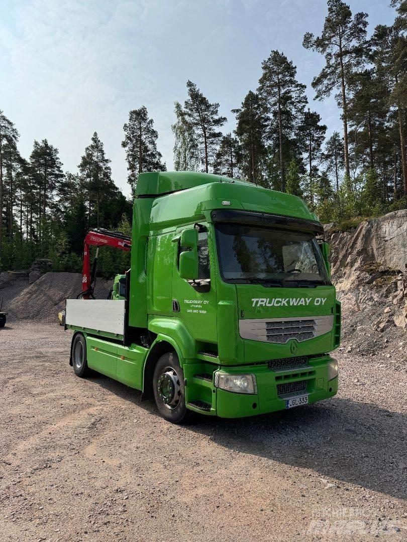 Renault Premium Truck mounted cranes