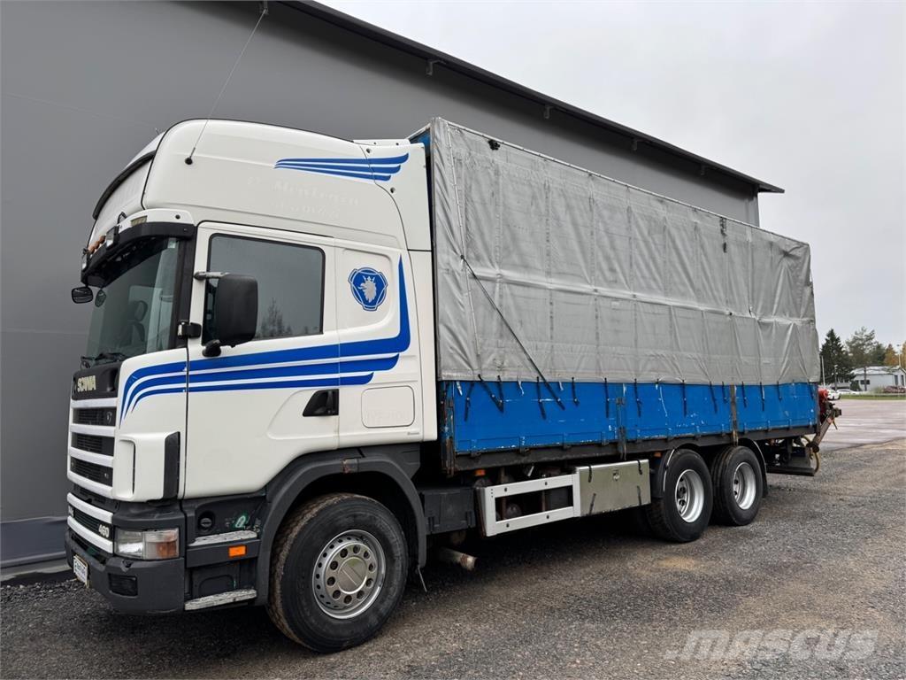 Scania 144G 6x2 Truck mounted cranes