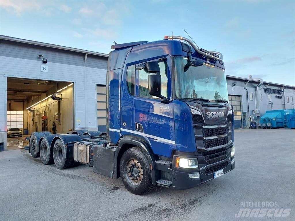 Scania R580 Chassis Cab trucks
