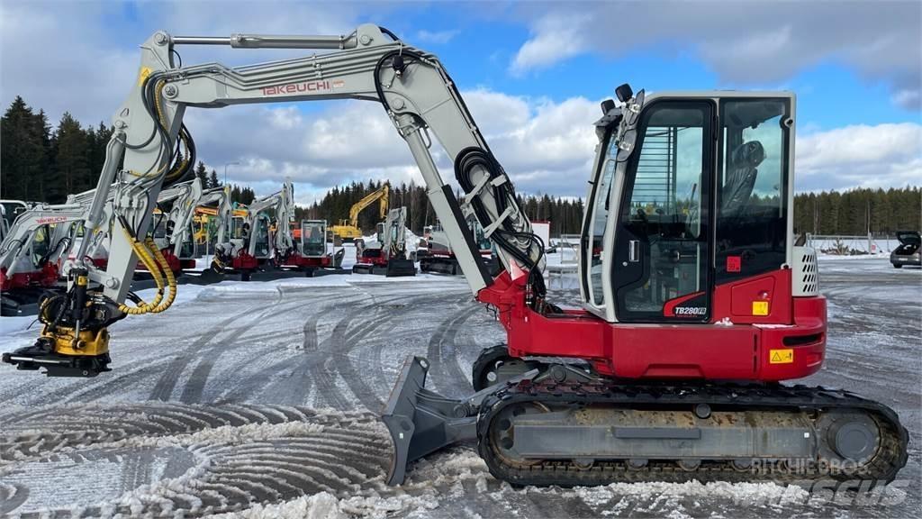 Takeuchi TB280FR Mini excavators  7t - 12t
