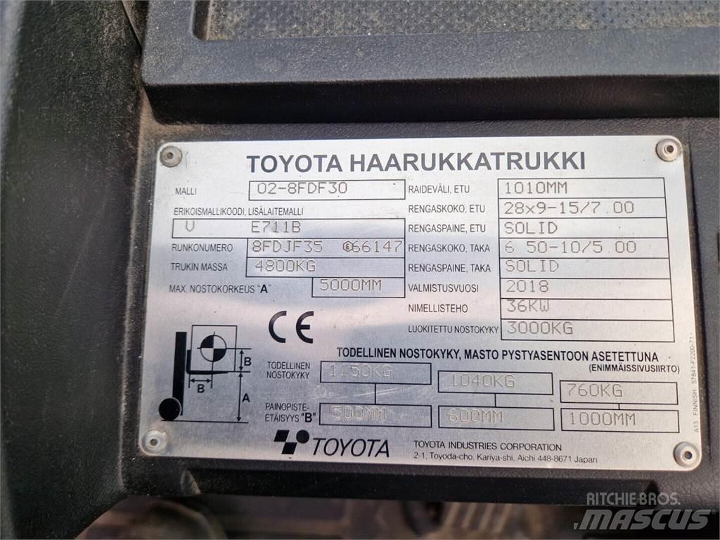 Toyota 02-8FDF30 Diesel trucks