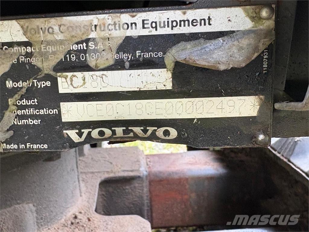 Volvo EC 18 C Mini excavators < 7t (Mini diggers)