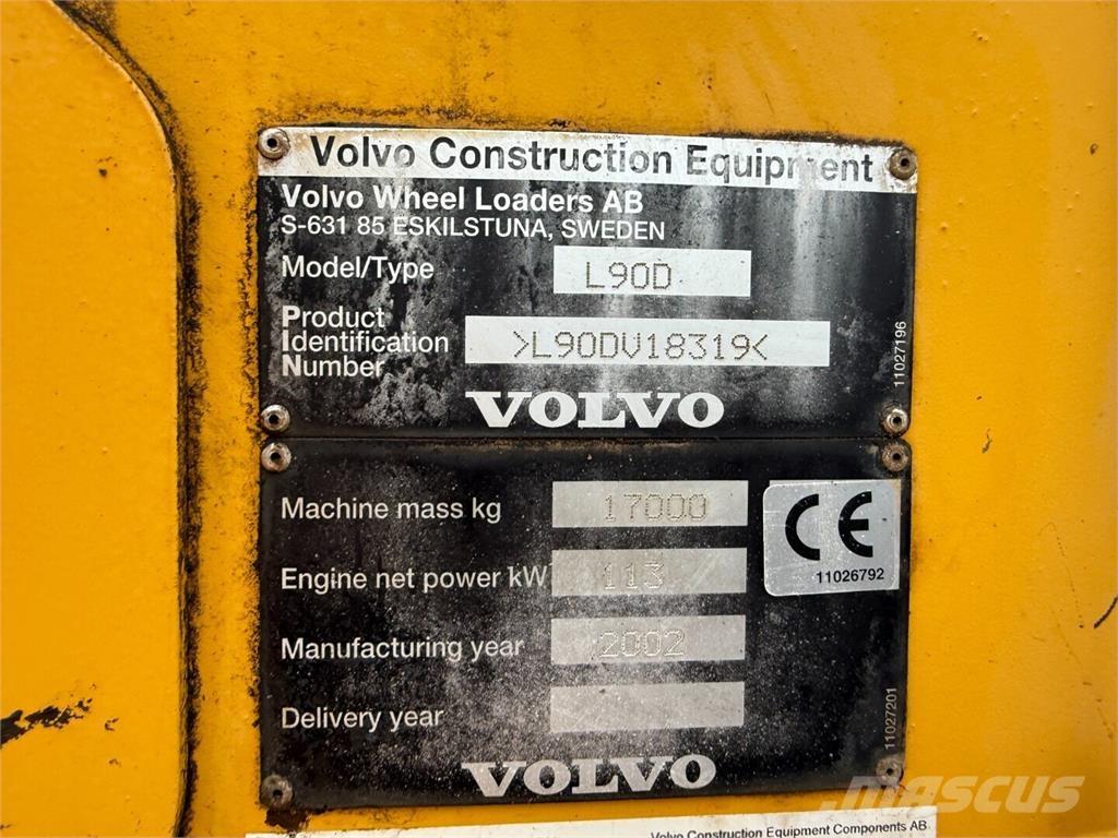 Volvo L90D Wheel loaders