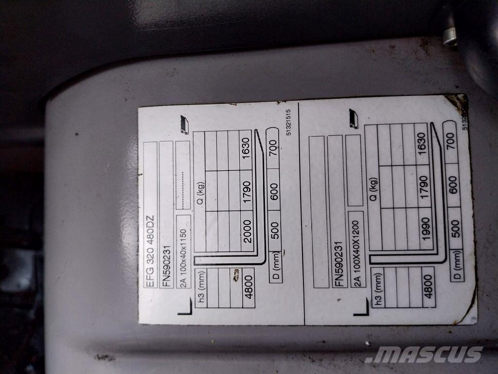 Jungheinrich EFG 320 Electric forklift trucks