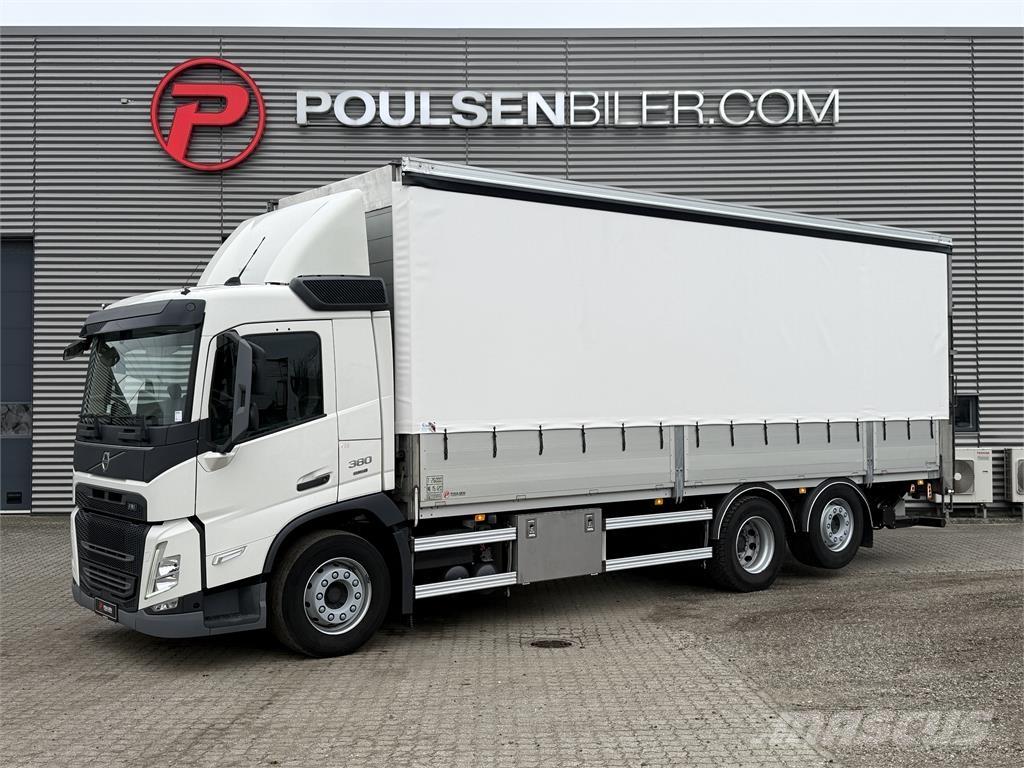 Volvo FM380 6x2*4 Curtain sider trucks