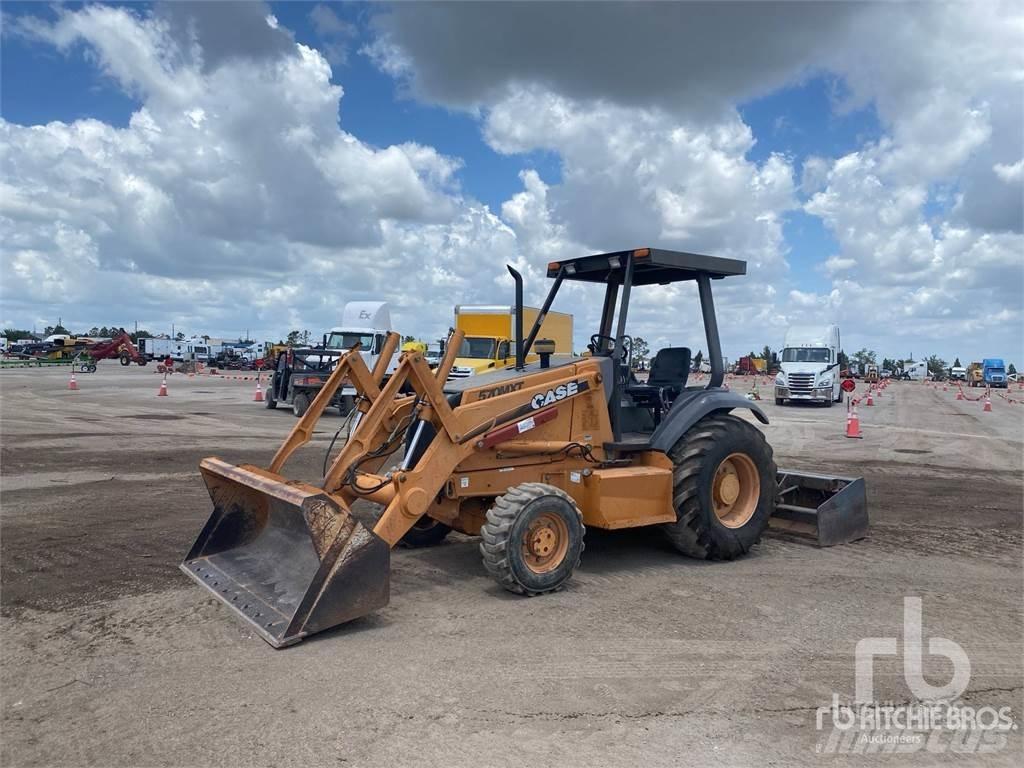 CASE 570MXT Skip bin truck