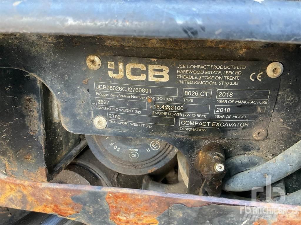 JCB 8026CT Crawler excavators