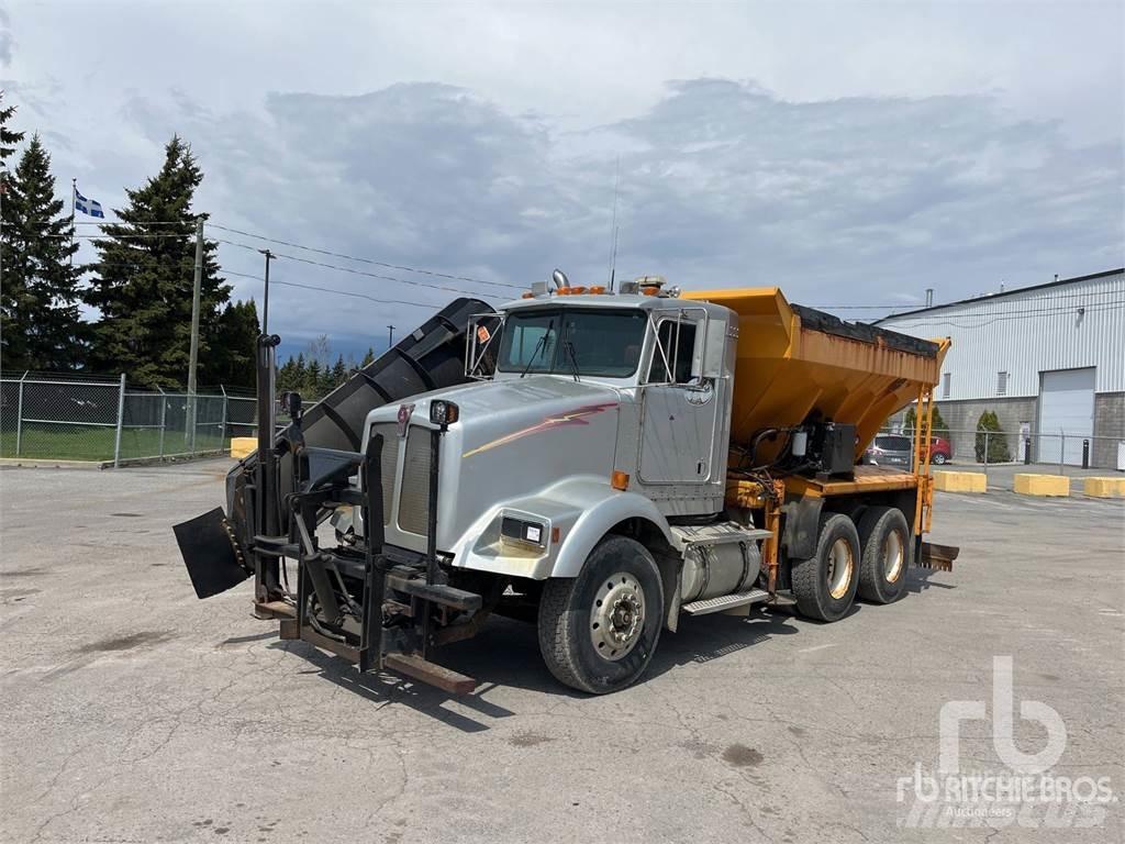 Kenworth T450 Snow blades and plows