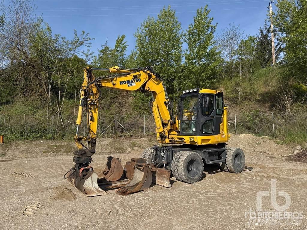 Komatsu PW118MR Wheeled excavators