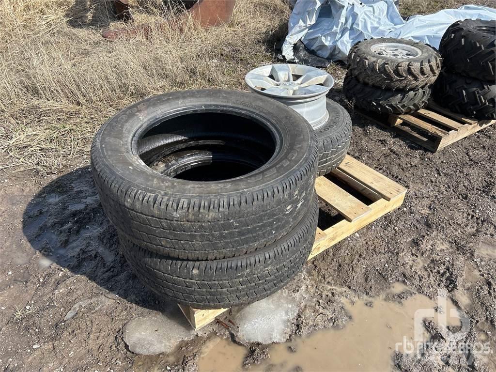  Quantity of (4) Tyres, wheels and rims